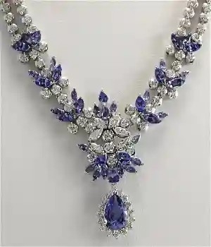 Sertifikalı 0.61 Ctw I2/I3 Tanzanite Ve Pırlanta 14 Ayar Pembe Altın Küpe