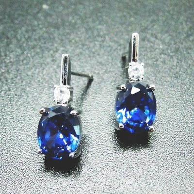 Yeşil Spinels Kübik Zirkon Taş Yüzük Küpe Saf 925 Ayar Gümüş Moda Takı Seti