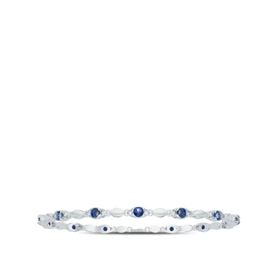 Trendy S925 Gümüş Doğal Takı Safir CZ Yüzük Bayanlar İçin Basit Tasarım