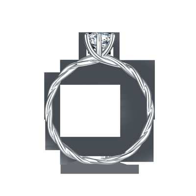 Moissanite Nişan Kadın Yüzük Seti Pırlanta Ve Safir Alyans Beyaz Altın Döşeme