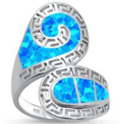925 Ayar Gümüş Quanlity Opal Yunan Zümrüt Birthstone Infinity Anahtar Opal Bileklik