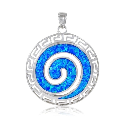 Gözyaşı Damlası Anahtar Charm Yunan Opal Takı 47x27mm 925 Ayar Gümüş Rodyum