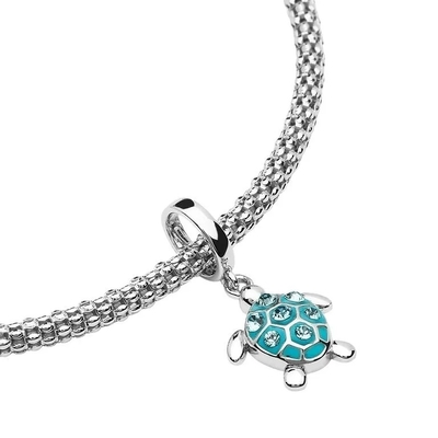 EZ Smokin Palmiye Ağacı Dangle Charms Kolye için Kübik Zirkon ile 925 Ayar Gümüş Ağaç Kolye