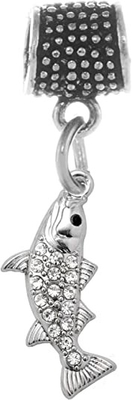 Inspired Silver - Kübik Zirkon Takılı Bileklik için Gümüş Kişiye Özel Charm