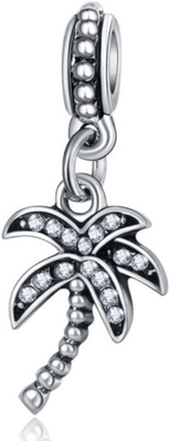 Inspired Silver - Kübik Zirkon Takılı Bileklik için Gümüş Kişiye Özel Charm