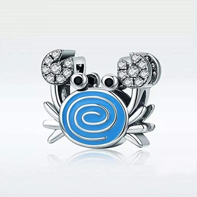 Inspired Silver - Kübik Zirkon Takılı Bileklik için Gümüş Kişiye Özel Charm