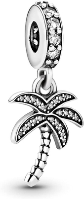 Inspired Silver - Kübik Zirkon Takılı Bileklik için Gümüş Kişiye Özel Charm
