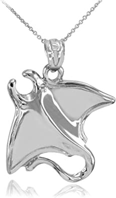 Bayan ağacı 925 Ayar Gümüş Vatoz Kolye Manta Ray Kaplumbağa Yunus Charm