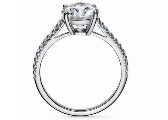 38 adet Doğal Pırlanta Alyans Ayarları Yuvarlak Kesim 1.2ct RD7MM