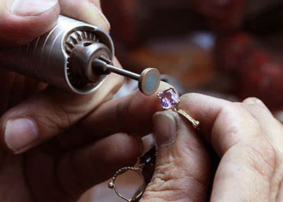 Gerçek Pırlanta Yarı Dağı Mücevher Yüzük Yuvarlak Şekil Dia 1.6-1.7mm 0.61ct