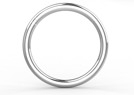 Menteşeli Segment 18K Altın Burun Piercing Klasik 6-12mm Boyut