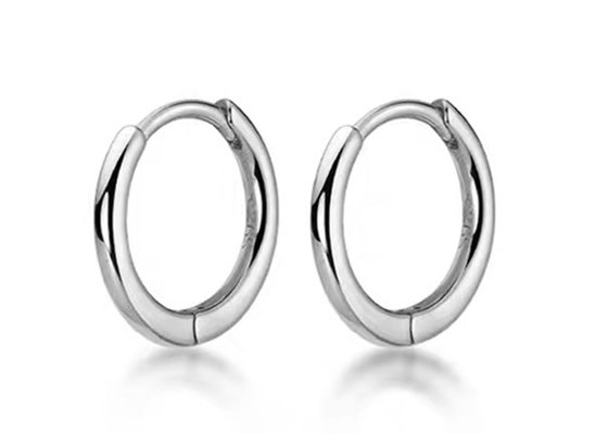 Sexy Helix 14k Altın Halka Küpeler ODM Kadınlar İçin 1.2mm × 10mm Boyut